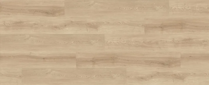 Copen Hill Megaclic Aquashield Copen Hill (MCAS-3212, AC4) waterproof laminate plank flooring in a pale sand blonde oak tone, close-up