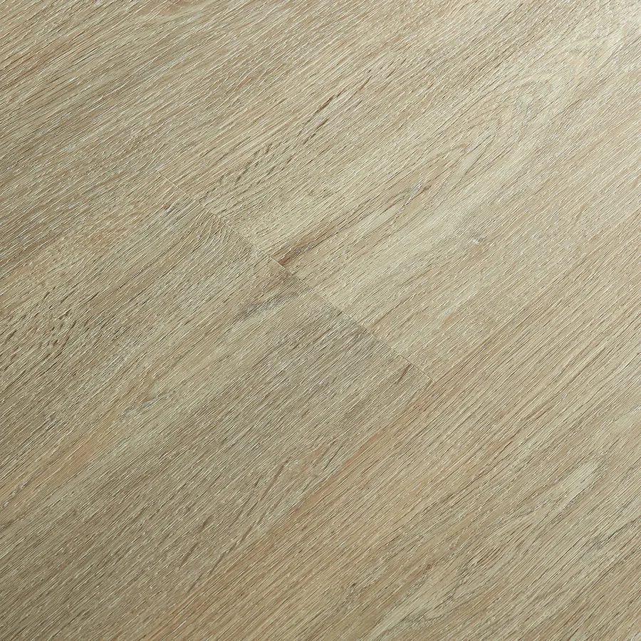 Morro Creek Artisan Hardwood Innova Morro Creek waterproof SPC vinyl plank flooring in a pale whitewashed oak tone, close-up